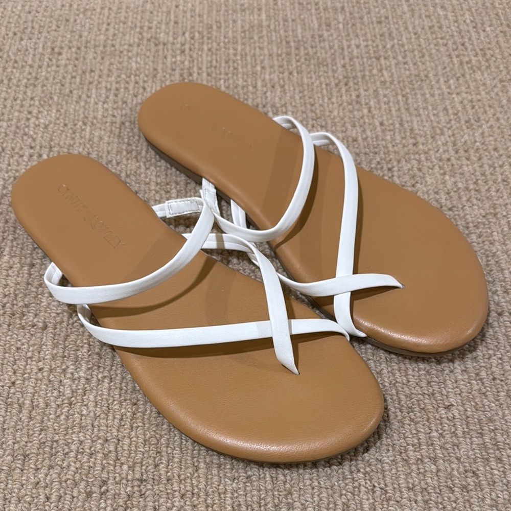 Cynthia Rowley Women's White Sandals- size 9